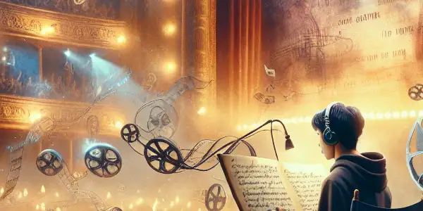 A young Asian filmmaker writes a shimmering love letter in a nostalgic cinema hall filled with vintage film reels.